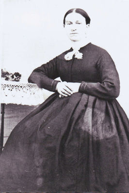 Portrett kvinne
Johanne Marie Aarsrud født Sundby  1827 - 1916
Nøkkelord: portrett;kvinner;johanne;marie;aarsrud;sundby;1827;1916