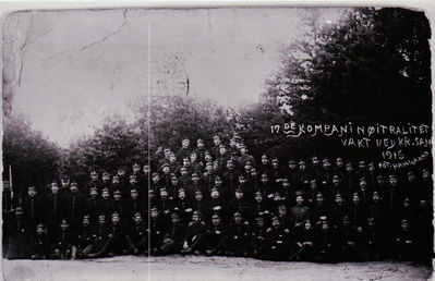 Gruppe 1916
Nøytralitetsvakt
Nøkkelord: gruppe;nøytralitet;vakt;1916